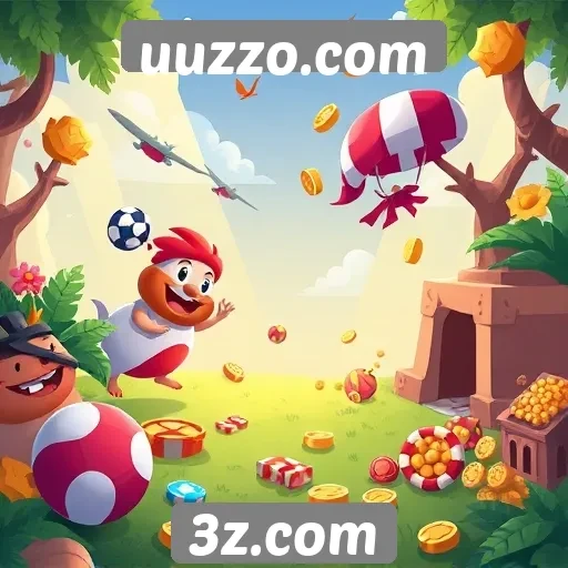 Variedade de jogos oferecidos por uuzzo.com